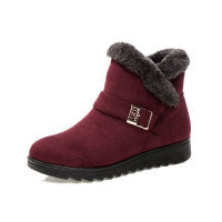 Plus size warm cotton boots