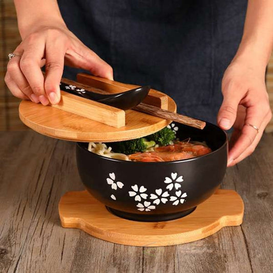 Japanese Bowl Instant Noodles Tableware Dining Room Tablewar