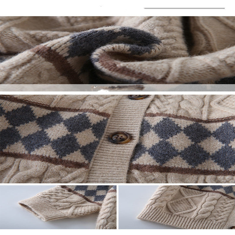 Casual Children's Autumn Knitted Cardigan