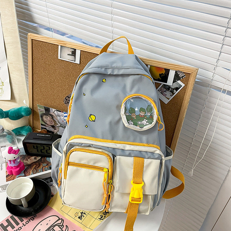Korean Version Of Japanese Ins College Style Junior High School Student Schoolbag