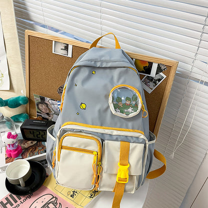 Korean Version Of Japanese Ins College Style Junior High School Student Schoolbag