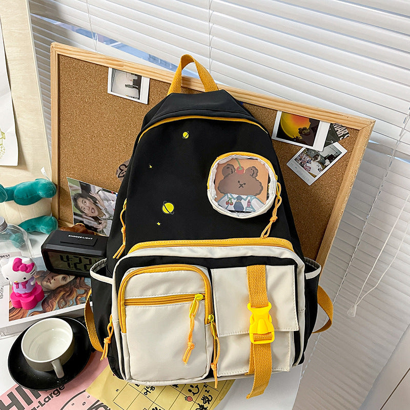 Korean Version Of Japanese Ins College Style Junior High School Student Schoolbag