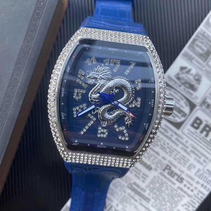 Personalized Dial High-Quality Leather Business Men's Watch