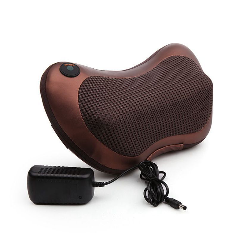 Dual-Key Car Cervical And Lumbar Massage Pillow Dual-Purpose Massager