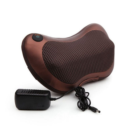 Dual-Key Car Cervical And Lumbar Massage Pillow Dual-Purpose Massager