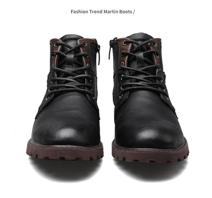 Side Zip Oversized Rider Boots
