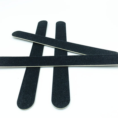 Black Veneer Nail file Strips Manicure Rubbing Strips Manicure Tool