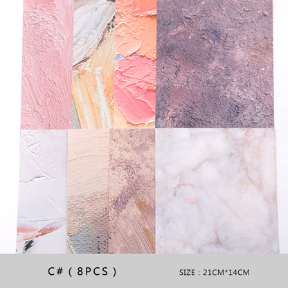 Nail Art Photo Background Props Marble Background Paper Shooting Background Paper Work Display Board