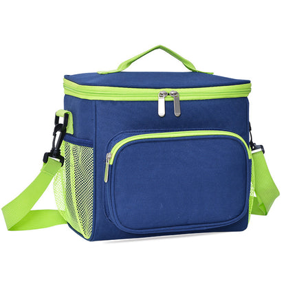 Oxford Cloth Single-shoulder Lunch Bag Outdoor Picnic Bag Insulation Bag