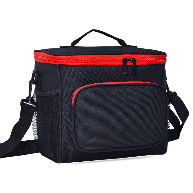 Oxford Cloth Single-shoulder Lunch Bag Outdoor Picnic Bag Insulation Bag