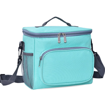 Oxford Cloth Single-shoulder Lunch Bag Outdoor Picnic Bag Insulation Bag