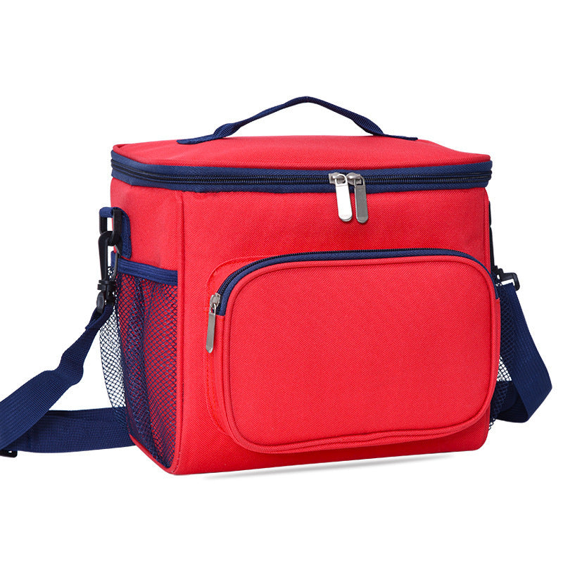 Oxford Cloth Single-shoulder Lunch Bag Outdoor Picnic Bag Insulation Bag