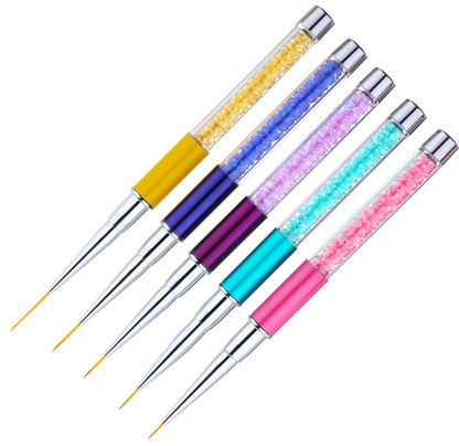 Nail Art Strass Acrilico Liner Brush Linee Francesi Strisce