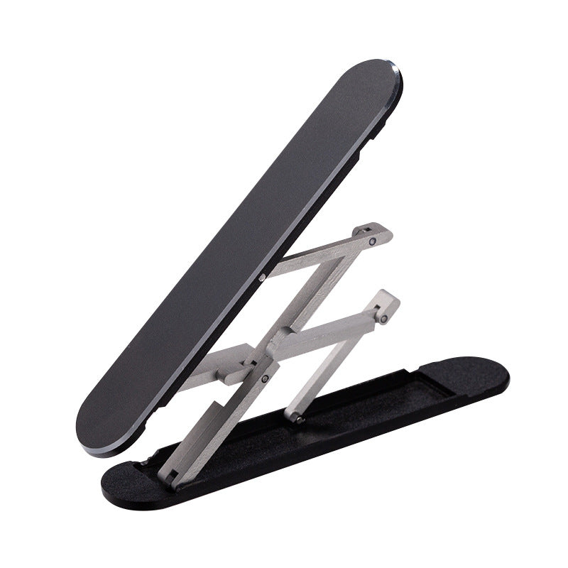 Mini Adjustable Foldable Tablet Support Stand for Playing Games Aluminum Alloy Steady Tablet Kickstand Anti-Slip Foldable