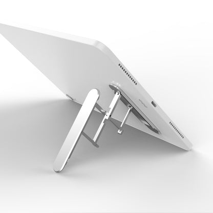 Mini Adjustable Foldable Tablet Support Stand for Playing Games Aluminum Alloy Steady Tablet Kickstand Anti-Slip Foldable