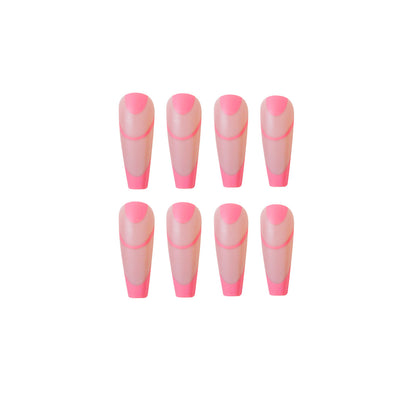 Long Ballet Frosted Pink French Style
