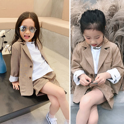 Men's And Women's Children's Suits And Casual Two-Piece Suits