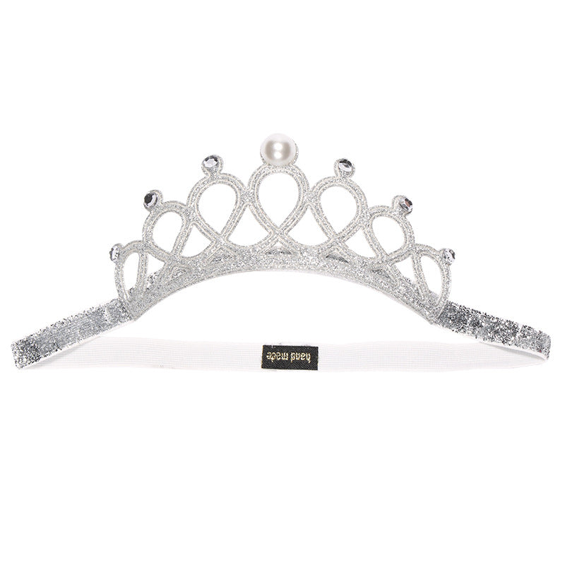 New Crown Hairband 40927 European And American Princess Hair Accessories Manufacturer Fashion Baby Glitter Rhinestone Hairband