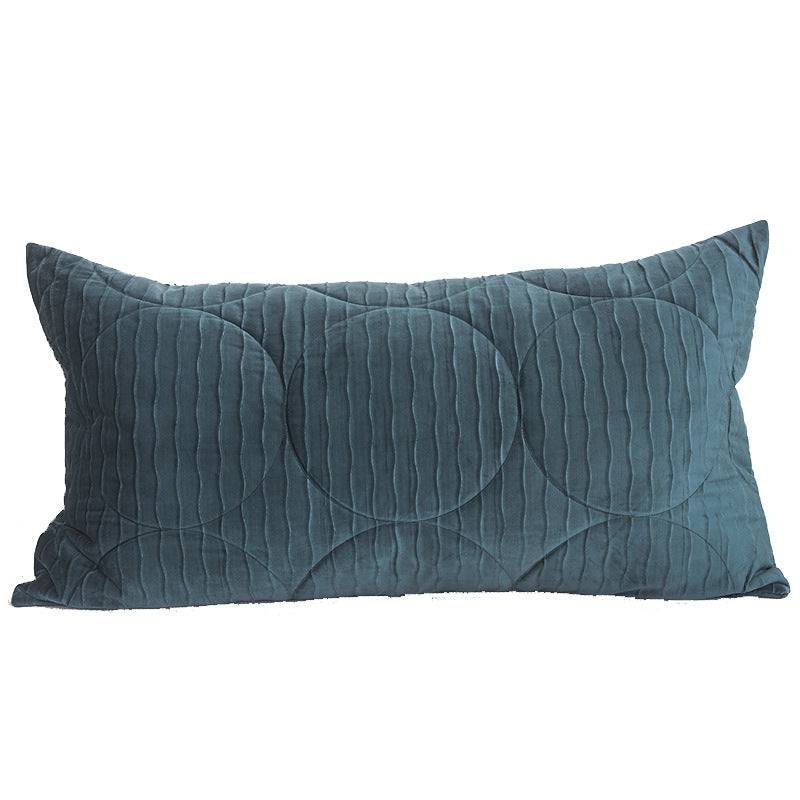 Cilected Modern Simple Flannel Pillowcase Velvet Sofa Throw Pillow Cover Home Bed Decorative Cushion Cover Large Size 50X90Cm