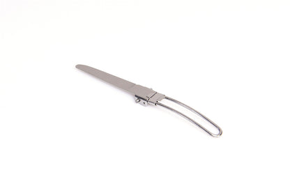 Camping Tableware Stainless Steel Foldable Cutlery, Outdoor Camping Portable Tableware