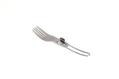 Camping Tableware Stainless Steel Foldable Cutlery, Outdoor Camping Portable Tableware