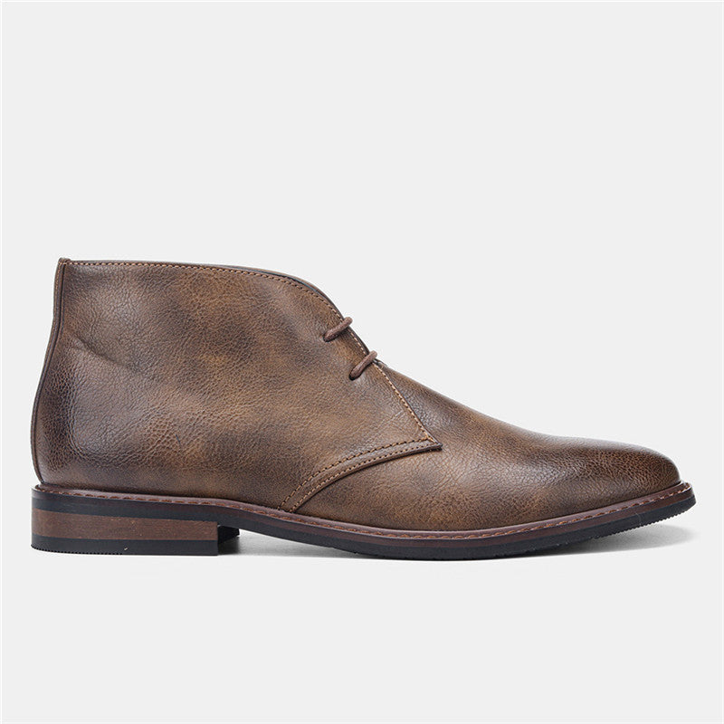 Work Boots Retro Polished Color Large Size Desert Boots