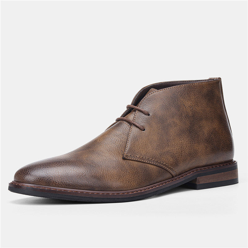 Work Boots Retro Polished Color Large Size Desert Boots