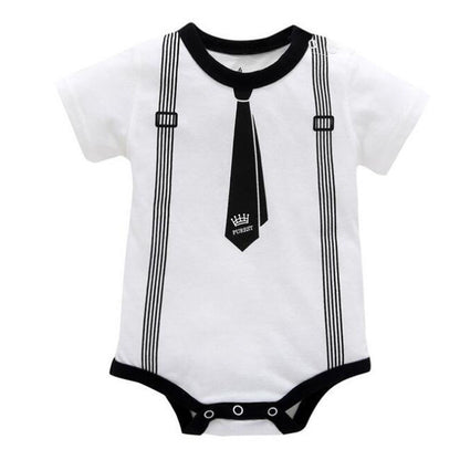 Summer Baby'S Clothing Triangle Khaki Jumpsuit Jumpsuit Climbing Suit Cotton Pattern