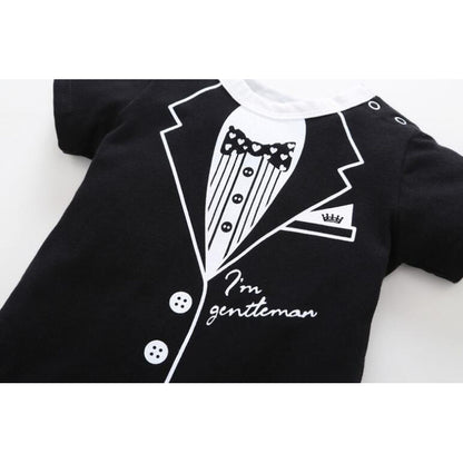 Summer Baby'S Clothing Triangle Khaki Jumpsuit Jumpsuit Climbing Suit Cotton Pattern