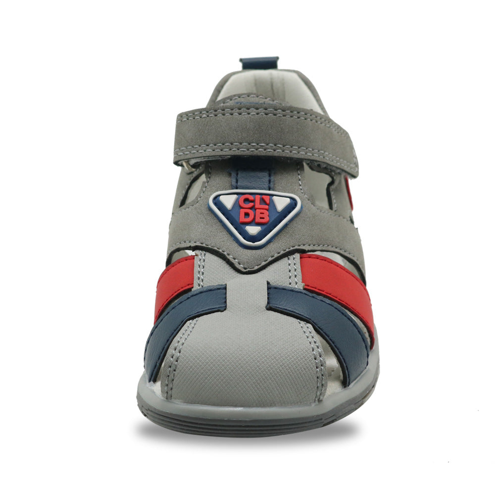 Foreign Trade Boy Velcro Sandals Summer New Children Baotou Sandals Sports Beach Shoes Baby Shoes