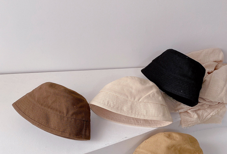 South Korea'S Same Style Baby Boys And Girls Spring And Autumn Vintage Fisherman Hat 1-3 Year Old Visor Hat