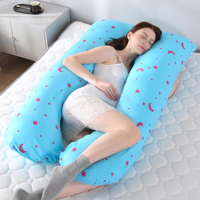 Sleeping Support Pillow For Pregnant Women Body Cute Print U