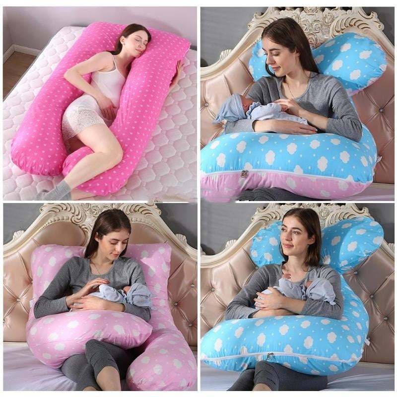 Sleeping Support Pillow For Pregnant Women Body Cute Print U