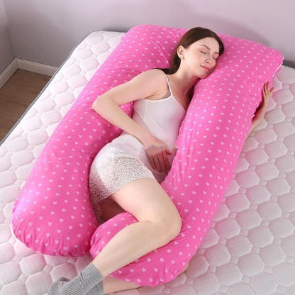 Sleeping Support Pillow For Pregnant Women Body Cute Print U