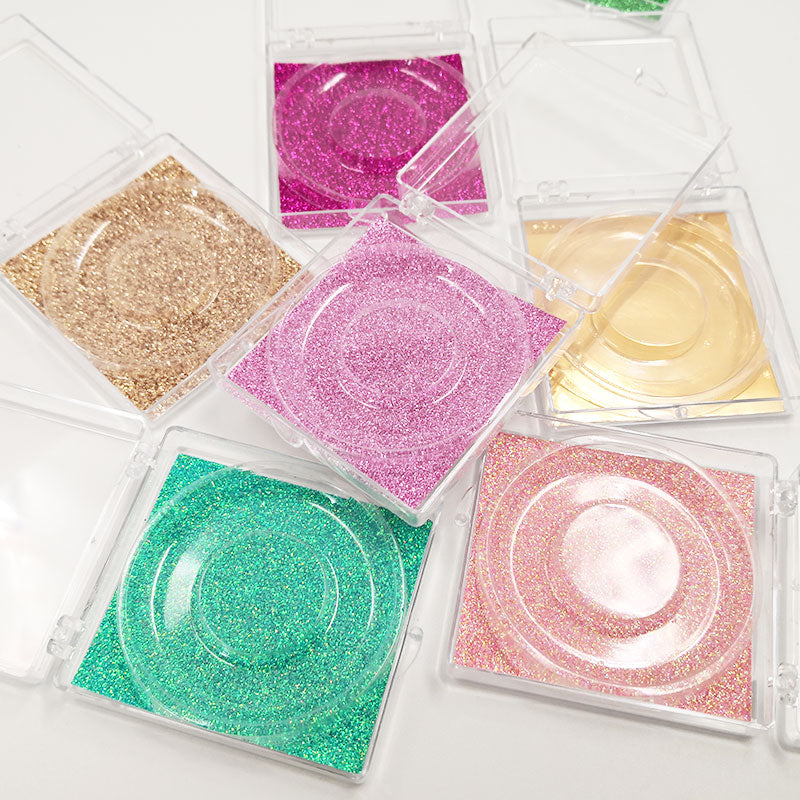 Transparent Eyelashes Square Box Eyelashes Box False Eyelashes Packaging Box Plastic Square Box