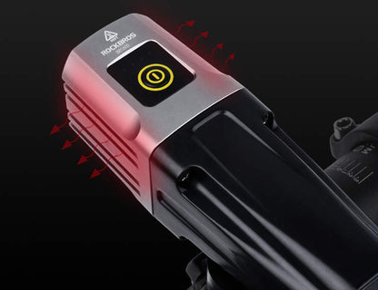 Bicycle Headlight Riding Strong Light Long Range Lumen Long Cruise Charging Night Riding Equipment