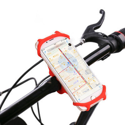 Silicone Shockproof Bicycle Navigation Clip Phone Fixing Bracket