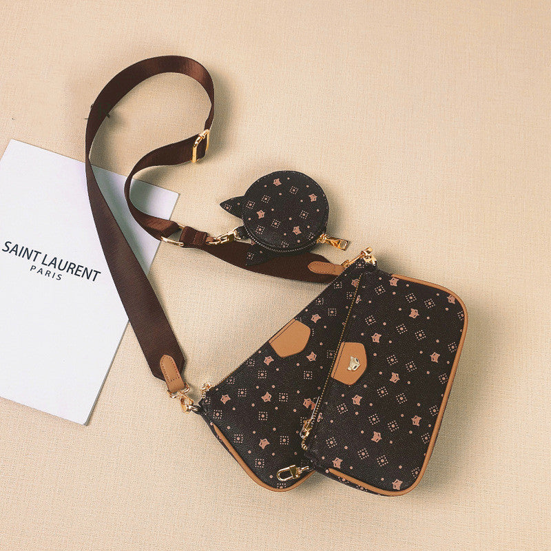 Fashion Retro Messenger Old Flower Bag All-Match
