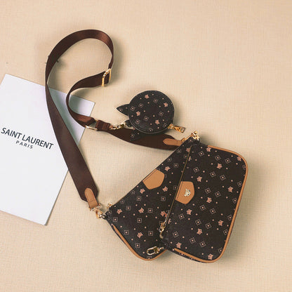 Fashion Retro Messenger Old Flower Bag All-Match