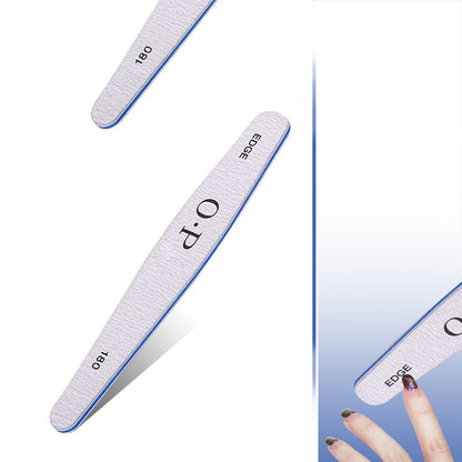 Green Waterproof Nail File Diamond Double-Sided Polishing Strip