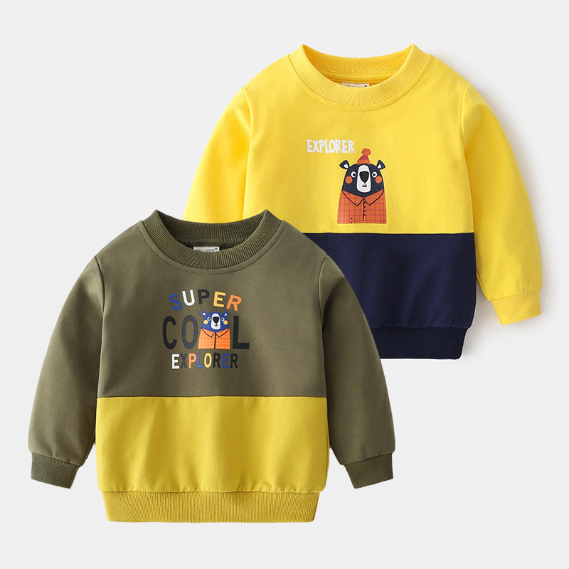Cotton Cartoon Unhooded Children's Wear Cute And Stylish Soft