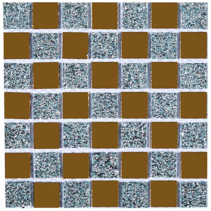 PVC Imitation Tile Sticker Waterproof and Oil-proof Kitchen Floor Wall Self-adhesive Wallpaper Mosaic Tempered Crystal Film