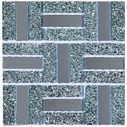 PVC Imitation Tile Sticker Waterproof and Oil-proof Kitchen Floor Wall Self-adhesive Wallpaper Mosaic Tempered Crystal Film