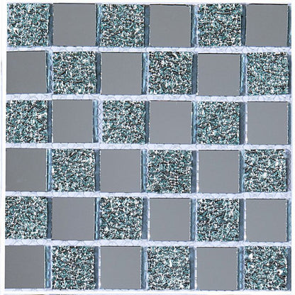 PVC Imitation Tile Sticker Waterproof and Oil-proof Kitchen Floor Wall Self-adhesive Wallpaper Mosaic Tempered Crystal Film