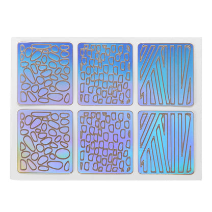 Hollow Printing Template Nail Art Printing Sticker