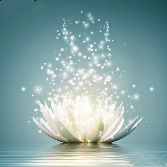 Diy Diamond Painting Water Lotus 3D Embroidery CrossStitch 5D Decorative Gift
