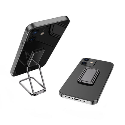 Compatible with Apple, Metal Mobile Phone Bracket Hidden Desktop Fold Ring Buckle Paste Portable Lift Tablet Ipad Lazy