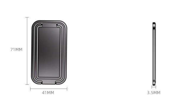 Compatible with Apple, Metal Mobile Phone Bracket Hidden Desktop Fold Ring Buckle Paste Portable Lift Tablet Ipad Lazy