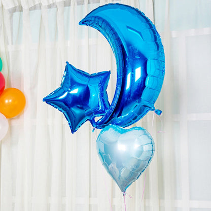 Baby Birthday Celebration Decoration Aluminum Foil Balloon 36 Inch 22 Inch Large Curved Moon Aluminum Foil Balloon Wholesale