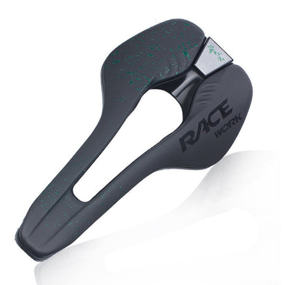 Bicycle Eating Saddle Cushion, Microfiber Leather, Hollow, Comfortable, Breathable, Foldable